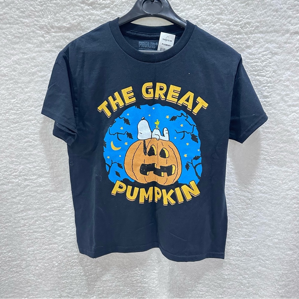 The Great Pumpkin Black Cotton T-Shirt